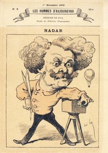 Nadar, pub. 1878 by Andre Gill